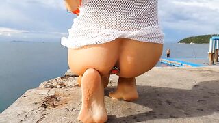 Public NO PANTS # Fishing out of pants among fishermen