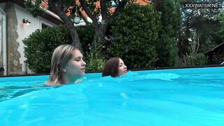 Sexiest Hungarian and Spanish teens underwater