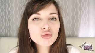 giving a kiss movie scene (Ellie Idol)