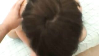 Amateur Brunette Hair Sweetheart Loves Giving A Nerdy Oral Job Time (Little Penis)