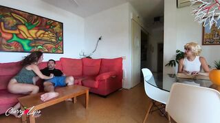 Twin sis is a voyeur