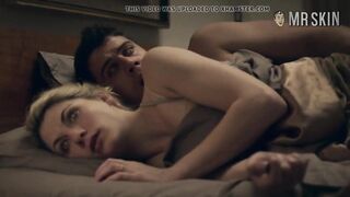 Jodie Whittaker riding and getting drilled from behind