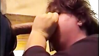 Overweight three - big beautiful woman deepthroat and gulp cum