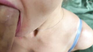 Creampie. I cum in my stepsister's vagina