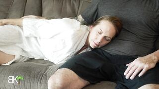 Mom And StepSon Share A Daybed