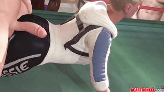 Animated blond with large bazookas, Cassie Cage got screwed from the back, during the time that sucking ramrod