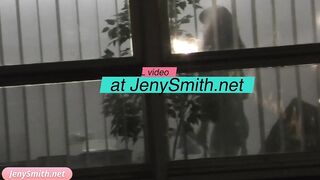 Jeny Smith alone in the office got nude. Make In Nature's Garb Selfie photoes