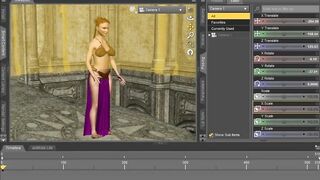 How to animate a striptease in cg animation