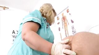 Older Nurse Milking Man (Chrissy Ann)