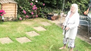 Neighbour Granny With Large Boobs (This Babe Caught Me!)