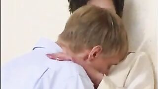 Russian older Flora bang with a youthful