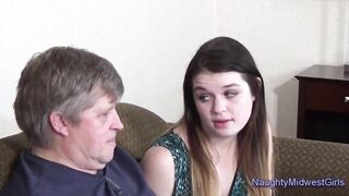 Anastasia Rose gets Creampied by not her Grandad