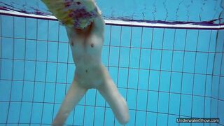 Russian gal Milana discovered her natural talent in the pool