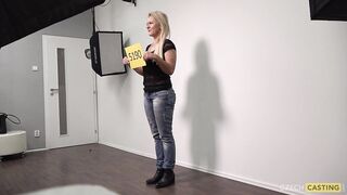 Experienced, older golden-haired, Radka decided to become a pornstar, 'cuz that babe loves to suck jocks