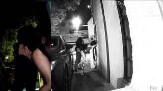 Sissy is made to expose herself to passing cars in order to let her suck penis and get screwed outdoor