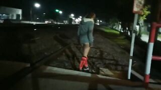 Compiled sex on the streets in public caught peeping unknown in nature's garb trains cars bus