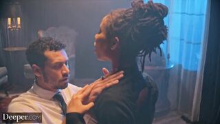 Deeper. Burlesque dancer Kira gets creampied at afterparty