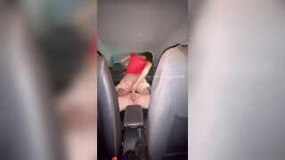 SLUTTY YOUTHFUL GIVES HER BOOTY OVER TO HER BOYFRIEND'S SUPERLATIVELY GOOD ALLY WHEN THIS GUY GAVE HIM A RIDE HOME - ANAL SEX IN THE CAR
