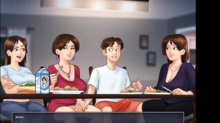 Summertime Saga #71 - Breasty Angel with Pretty Body is Awaiting for a Creampie in Her Moist Constricted Cunt