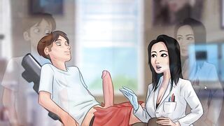 Summertime Saga - Massage and creampie trio (PT.32)