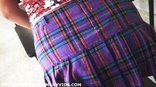 I gave him a hug and then that guy invites me to bang at his school, and I left his booty gratin like a lately warmed muffin