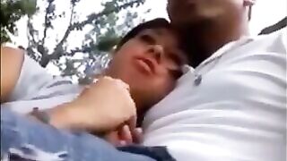 Girlfriend Gives Blow Job And Swallows In The Park