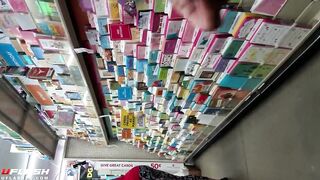 Cum and grope on granny booty