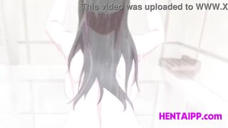 Breasty Brunette Hair Comics mother I'd like to fuck Bang In Shower With Hawt Hunk - Manga Uncensored