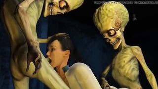 Alien screws scientists woman