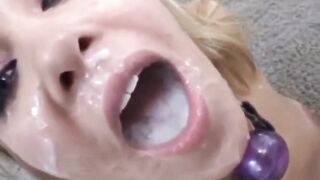 Cum Swallowing Golden-Haired
