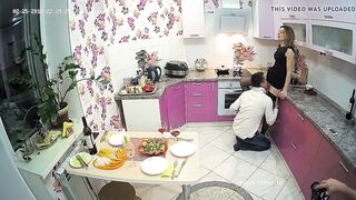 Cuckold, Hot Gal Wife in three-some Sex With Lover & Spouse