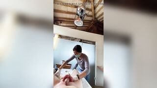 Massive Spunk Flow at Waxing