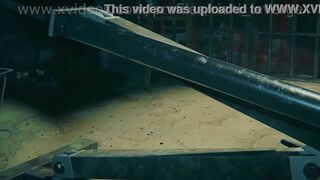 Lara Croft pounded with a Large Rod Sex Tool Machine CG animation 1080p