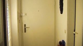 Worthy looking German lady adores warm cum on her curvy body