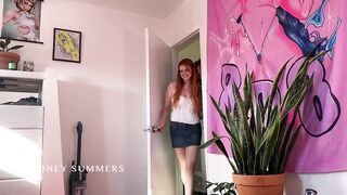 2 redhead airbnb guests gag & slobber on my rod