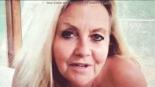 Aged Grandma Jackie Indecent Talk - Part two