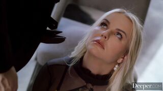 Deeper. Anal-curious pliant Vic gets her limitations tested