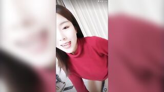twenty????????????????????? ??????????A gorgeous twenty-year-old concupiscent live broadcast trickling vagina and milk whilst eating a knob, extr