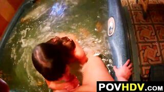 Screwing Stranger In Hawt Tub POV