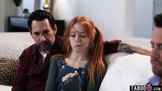 eighteen yo teen stepdaughter double penetration by a social worker and stepdad