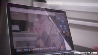 Business Woman Gets Drilled During The Time That Working