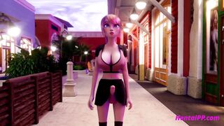 2 Sexy Futa Sweethearts Bang In The Store - Comics CG Uncensored