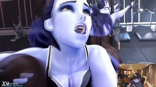 Training Session with Widowmaker (Overwatch Anime CG)