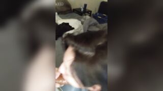 Let gf suck one more stud but that babe ended banging him