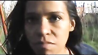 Cute Puerto Rican Head Screwed in Public