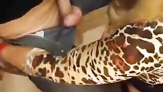 Unsightly Large Breasts Aged Cleaning Abode and screw