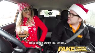 Fake Driving School Randy instructor bangs Kiwi mother I'd like to fuck hard on driving lesson