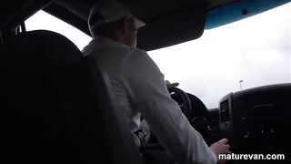 Breasty Mother I'd Like To Fuck Picks up Youthful Stud with the MatureVan