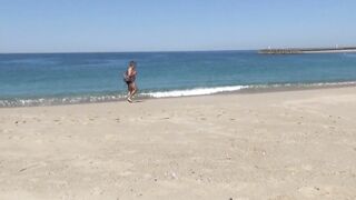 Beach public sex - we were caught many times - Tonny and Mia