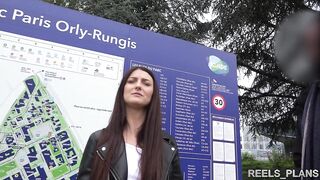 Katy Rose comes to a conclusion to bang with two strangers this babe met on the street 'coz her boyfriend is cheating